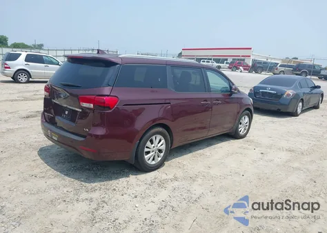 2016 Kia Sedona Lx из США, поврежденный, VIN KNDMB5C18G6159773